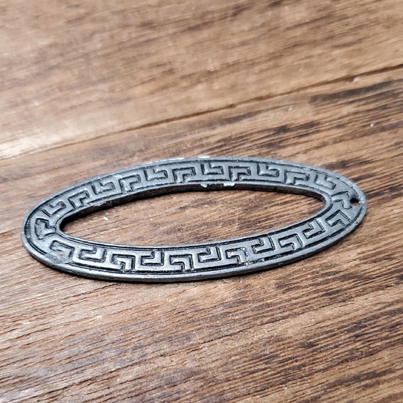 Sterling Aztec Patterned Pendant P324